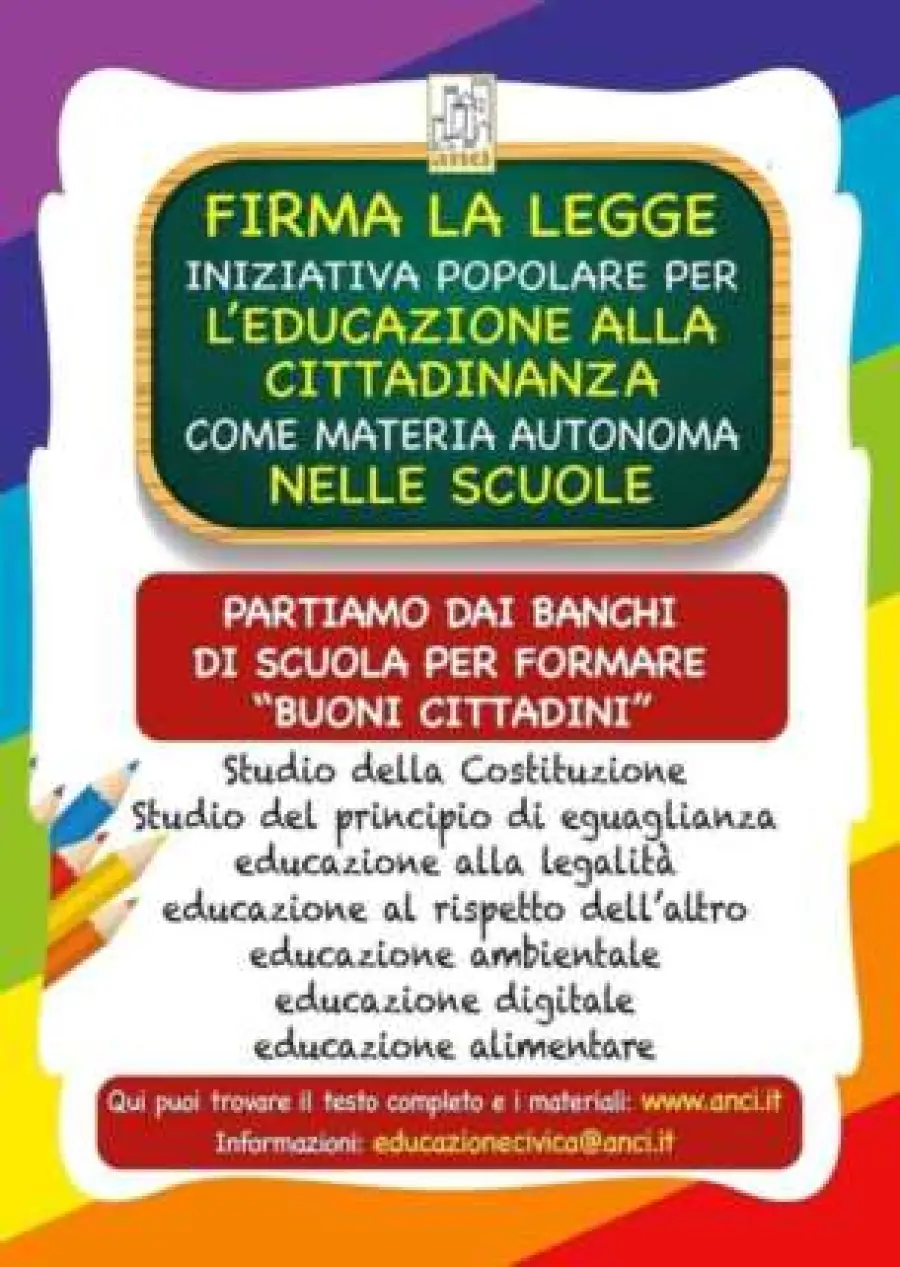 A Grottolella avviata la raccolta firme per introdurre lo studio della Educazione alla cittadinanza