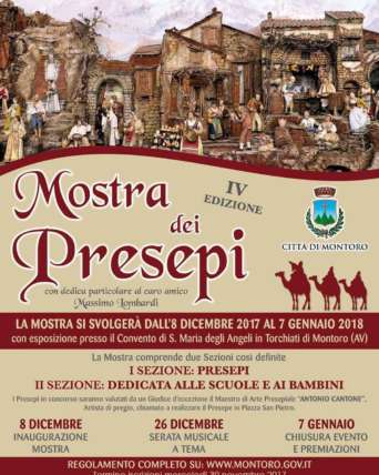 Montoro, al via la IV Mostra dei Presepi