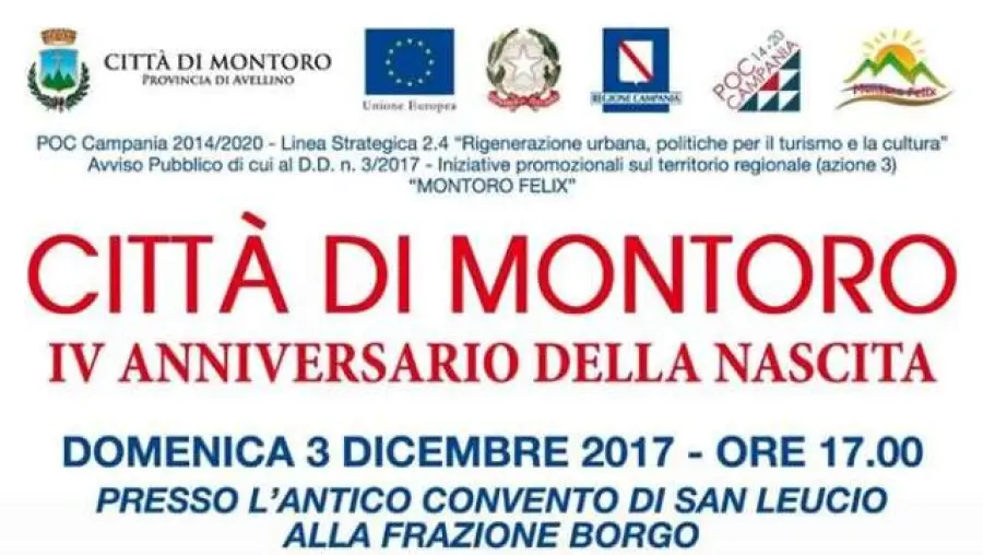 Montoro unita compie 4 anni: Domenica confronto pubblico alla frazione Borgo