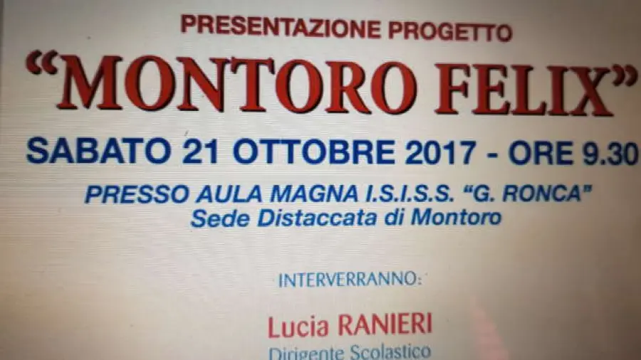 Convegno "Montoro Felix", interverrà Franco Alfieri