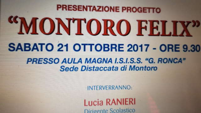 Convegno "Montoro Felix", interverrà Franco Alfieri
