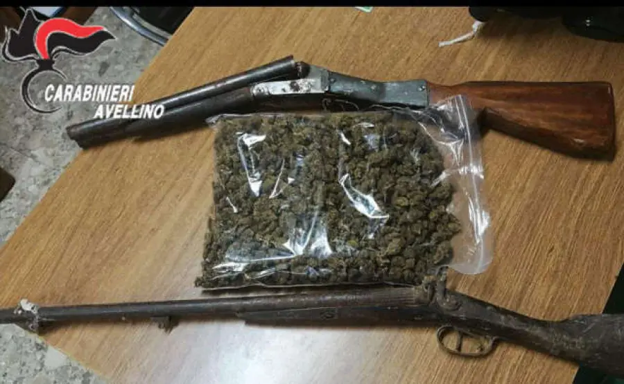 Montoro, nasconde droga e armi nella cascina, arrestato 35enne.