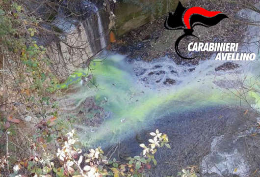 Solofra, chiusa conceria per sversamenti illeciti nella Solofrana: una denuncia