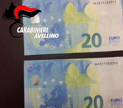 Da Napoli in Irpinia per spacciare banconote false: Denunciato dai Carabinieri