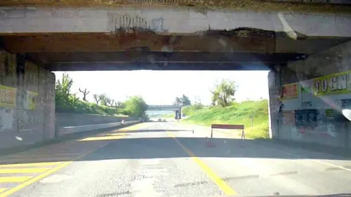 Paura a Flumeri, crolla viadotto, la zona era già stata messa in sicurezza