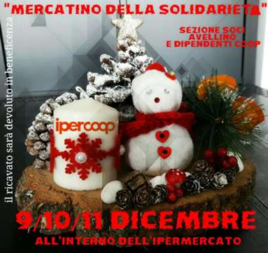 Mercatini di Natale, solidarietà al femminile all’Ipercoop di Avellino